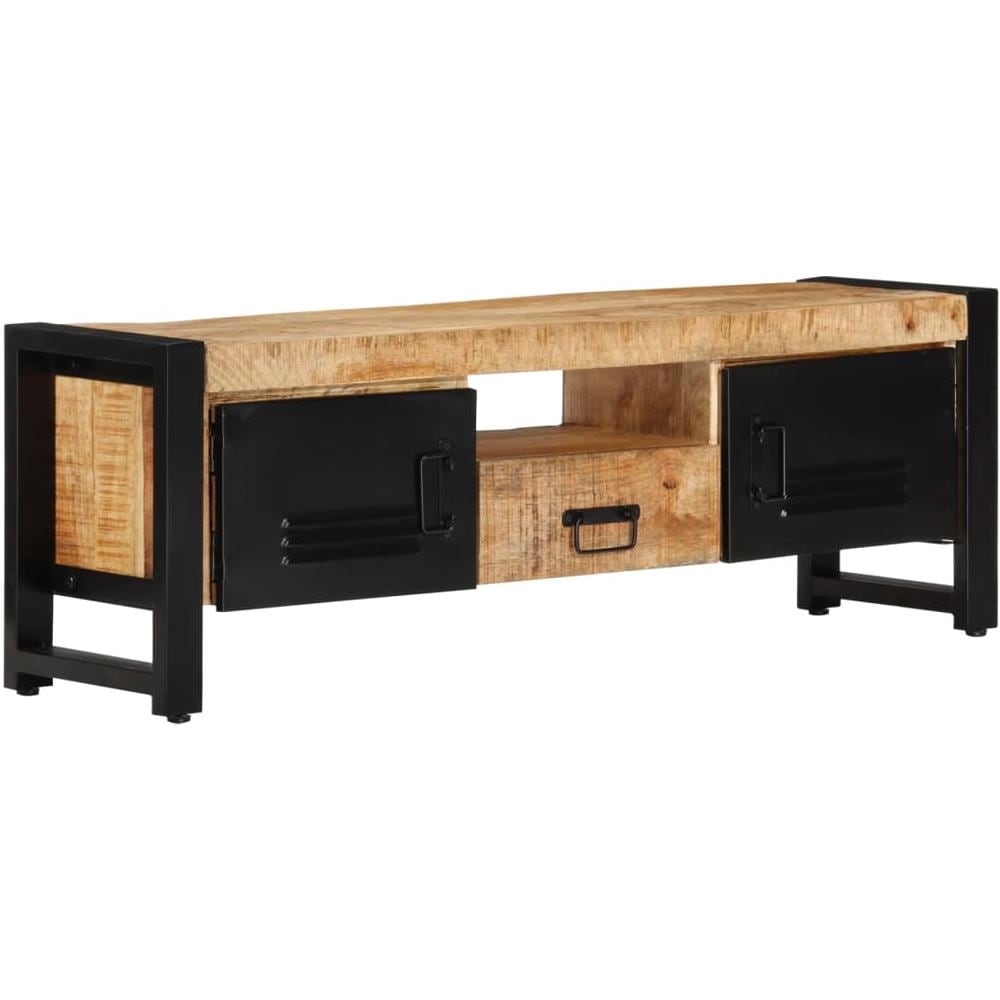Mobile Porta Tv 120x30x40 Cm In Legno Massello Di Mango - Foto 1