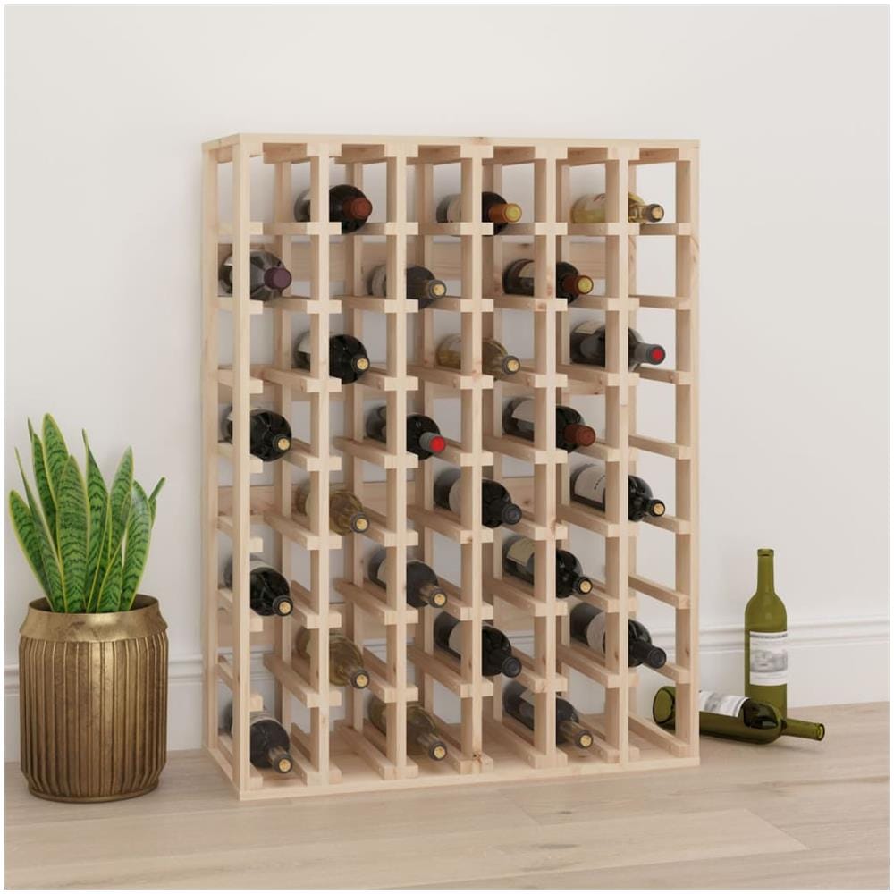 Portavini 70x33x94 Cm In Legno Massello Di Pino - Foto 1