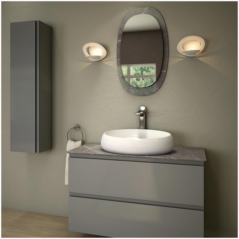 Lavabo Da Appoggio Rak Ceramics Cloud Bianco Opaco - Foto 2