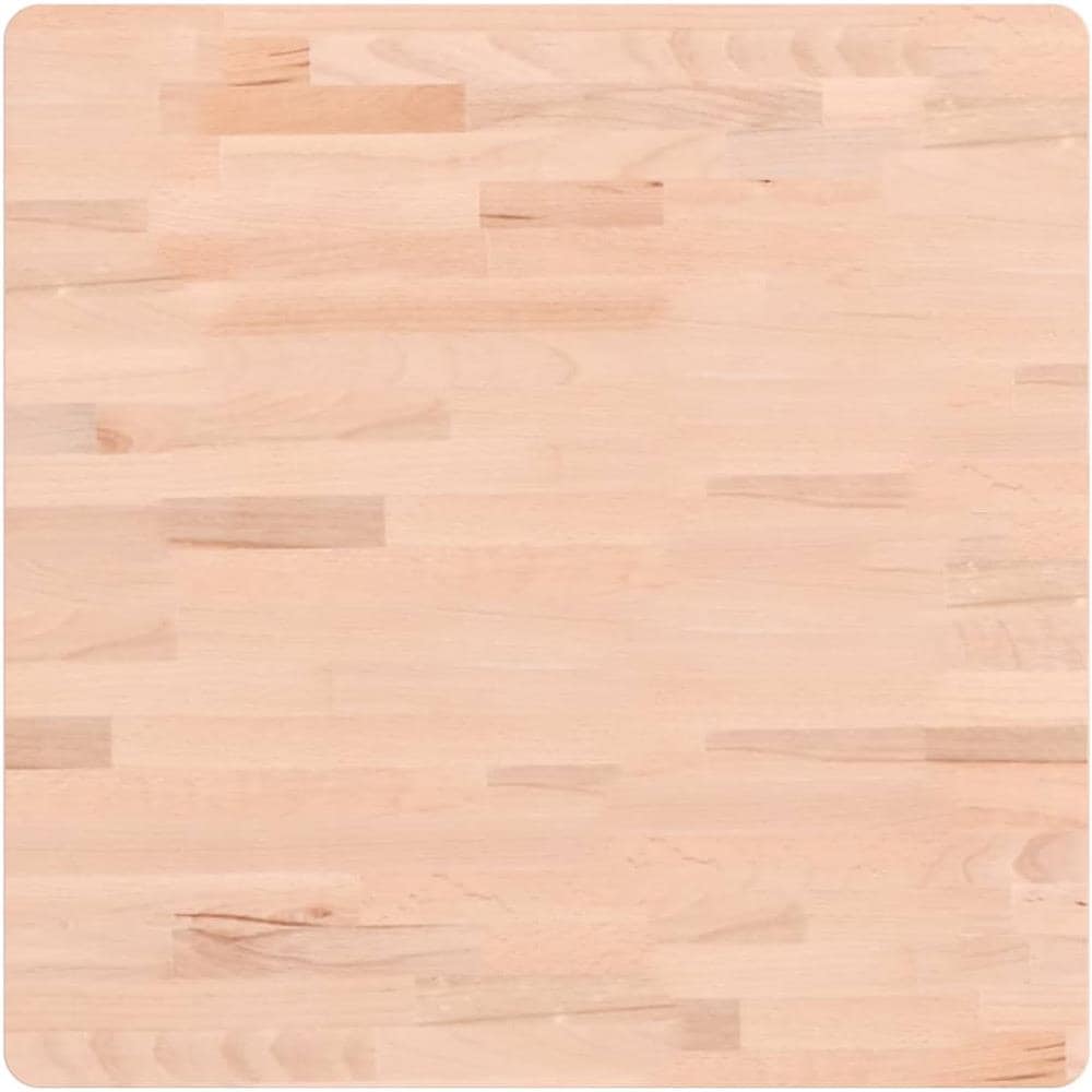Piano per Tavolo 60x60x1,5 cm Quadrato Legno Massello di Faggio - Foto 2
