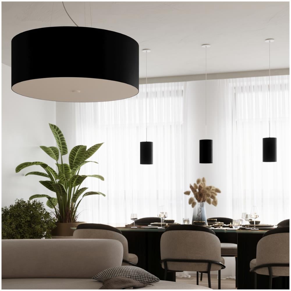 Lampadario Otto 50 Nero Sl. 0744 - Minimalista Lampadari Nero 115x50x50 Cm - Foto 7