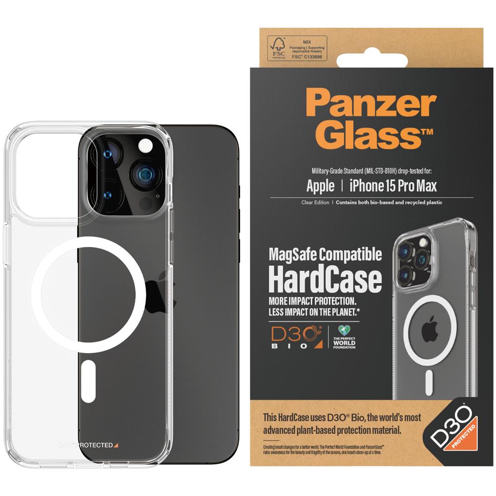 HardCase with D30 MagSafe custodia per cellulare Cover Trasparente per iPhone 15 Plus - Foto 2