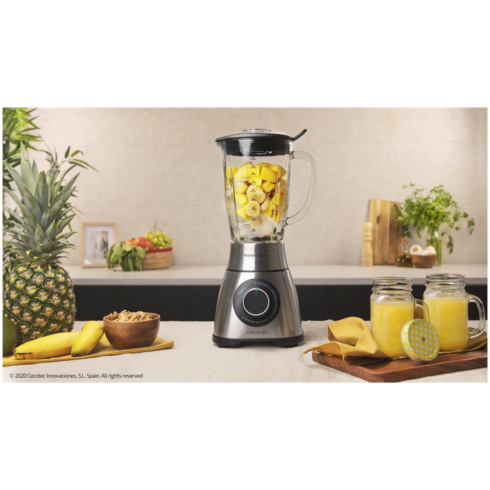 Power Black Titanium 1300 Perfectmix 1,8 L Frullatore da tavolo 1300 W Nero, Titanio - Foto 2