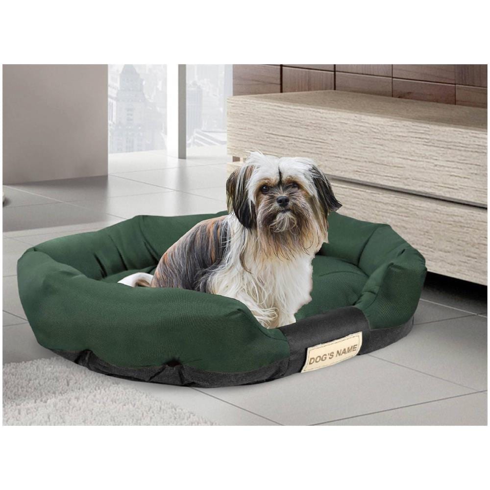 XXL Letto per cani 130x105 cm Personalizzabile Impermeabile Verde - Foto 2
