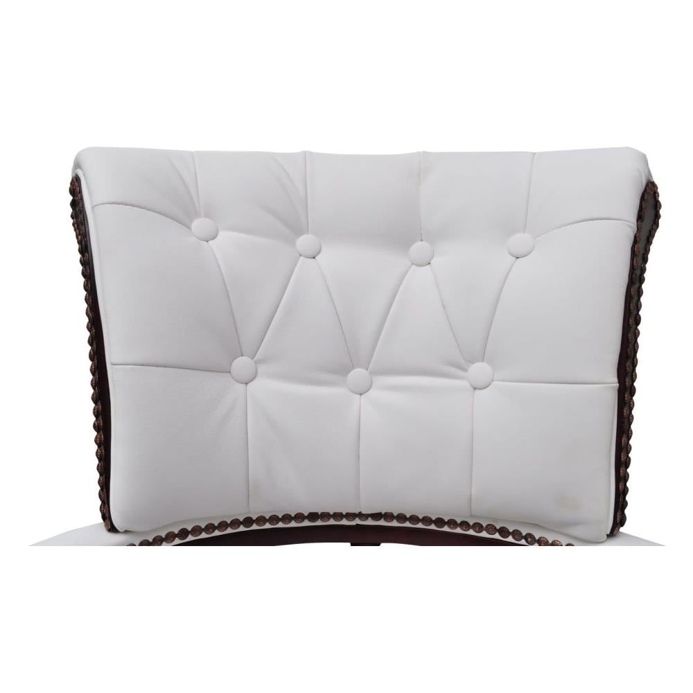 Poltrona Ufficio Chesterfield Direzionabile Bianca - Foto 2