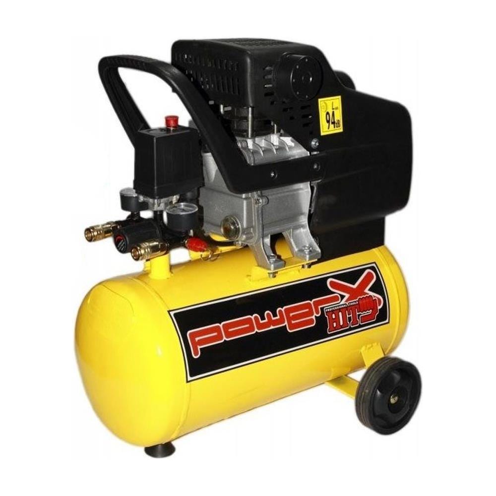 Compressore Lubrificato A Olio 24lt 8bar 1500w 2hp Con Ruote Ph024 - Foto 1