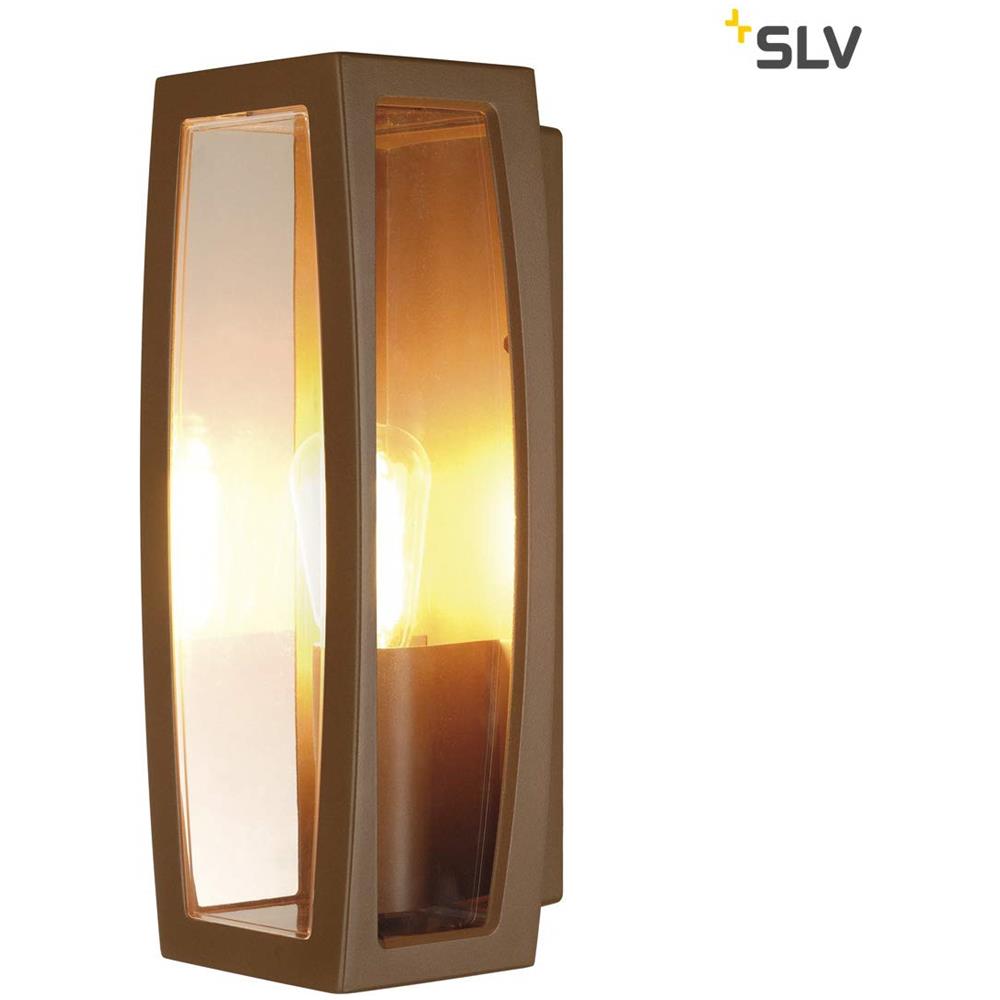 Applique Extérieure Meridian Box 2 Applique Murale, E27, Ip54, Rouille 230657 [ classe Énergétique A] - Foto 1