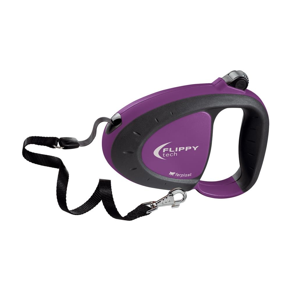 Guinzaglio Avvolgibile Nylon Regolabile Tre Funzioni Ferplast Flippy Tech Tape - Foto 1