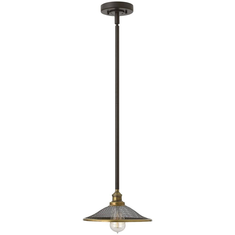 Lampadario A Soffitto A Cupola A 1 Luce Buckeye Bronzo, E27 - Foto 1