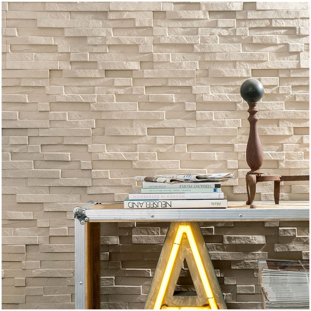 10mq (100 Pannelli) Di Rivestimento A Parete In Eps Spesso E Compatto Effetto Pietra, Isolante, Verniciabile E Facile Da Posare - Foto 2