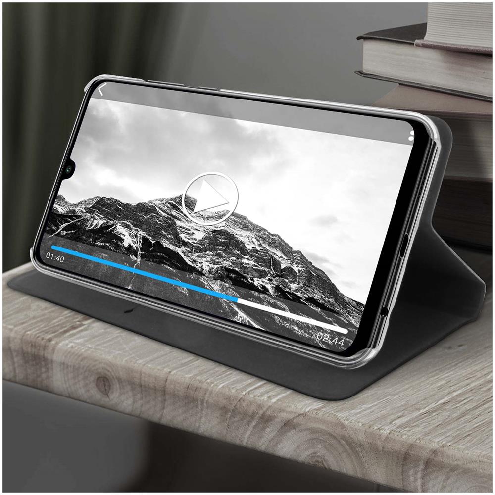 Custodia Huawei P Smart 2020 Portafoglio Funzione Supporto - Nero - Foto 2