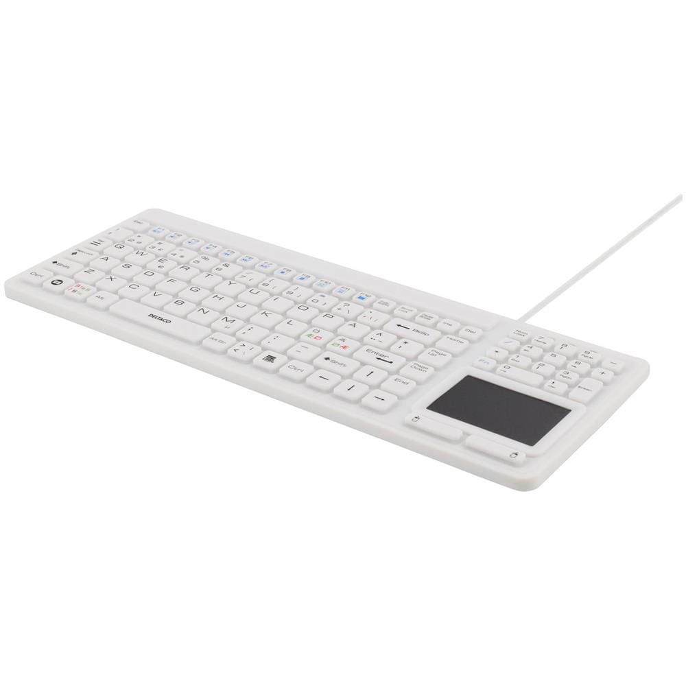 Tastiera In Silicone, Touchpad, Ip68, 105 + 12 Media, Bianca - Foto 1