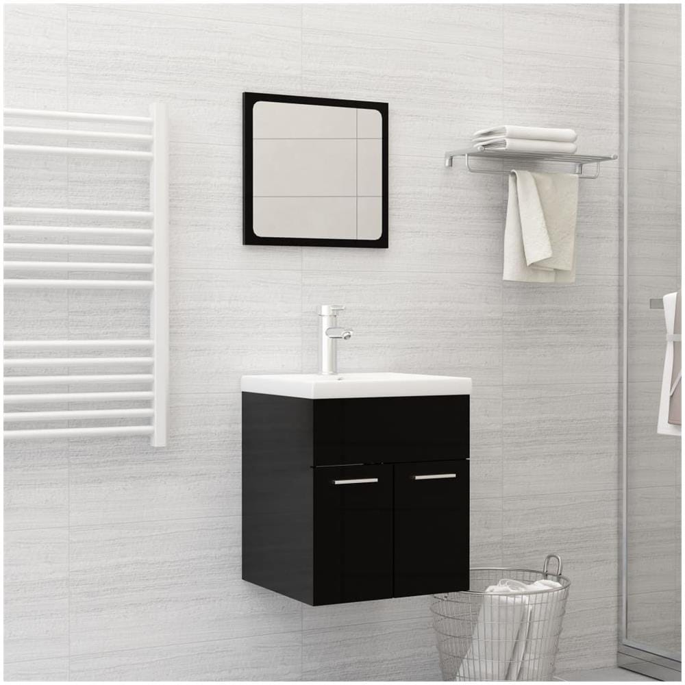 Lavabo da Incasso con Rubinetto 42x39x18 cm in Ceramica Bianco - Foto 3