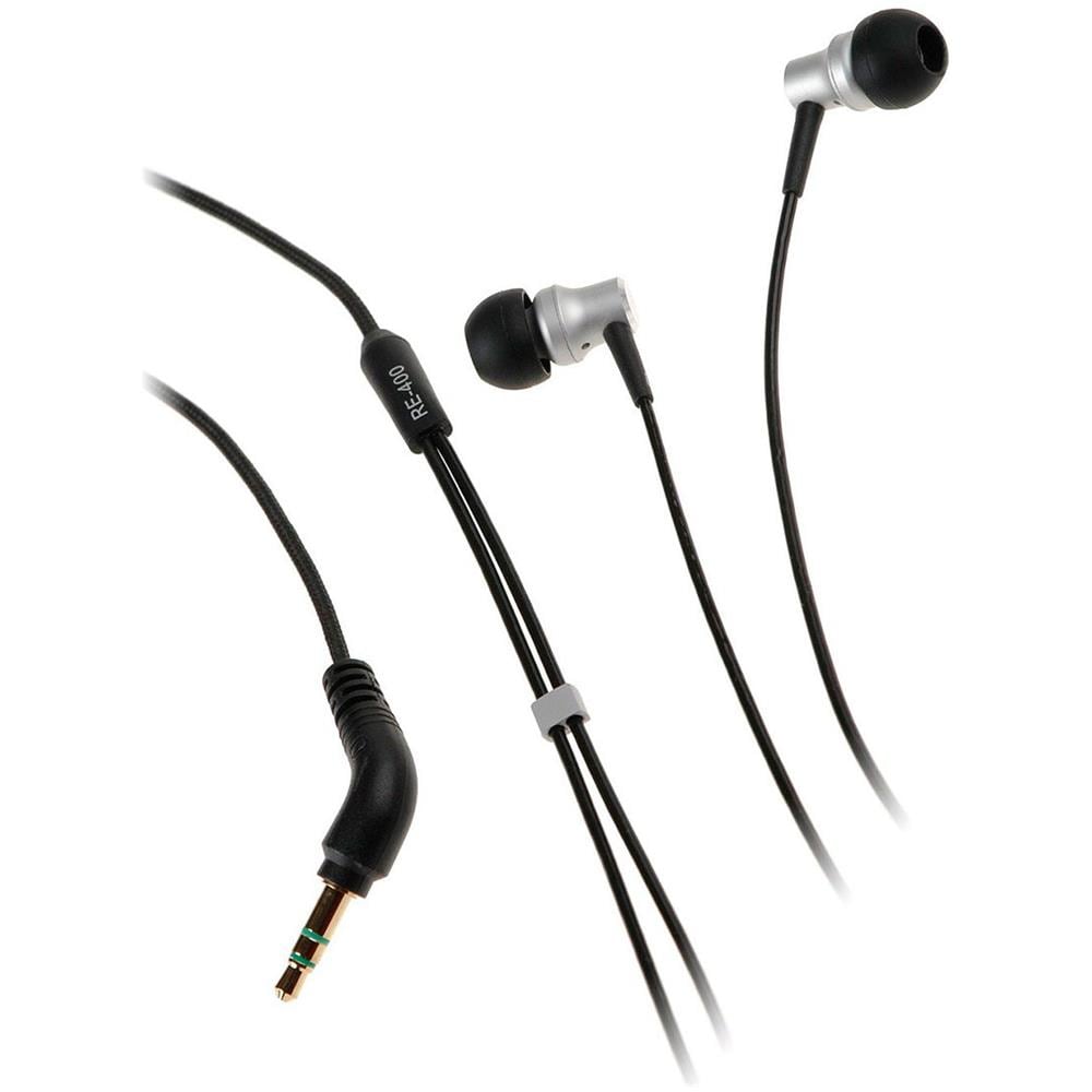 RE-400 Nero, Argento Intraurale Auricolare cuffia - Foto 1