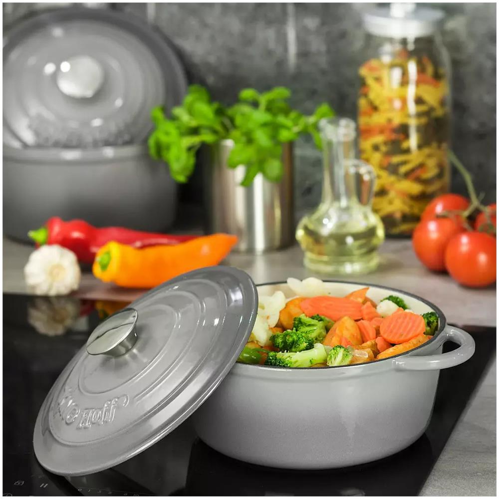 Casseruola In Ghisa Smaltata 24cm Kinghoff Kh-1521 - Foto 2