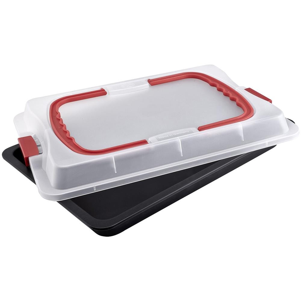 Teglia Rettangolare Con Coperchio Dr Oetker Cameo, 29x42 Cm Nero - Foto 2