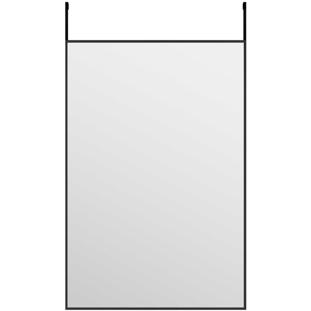 Specchio Da Porta Nero 40x60 Cm In Vetro E Alluminio - Foto 2