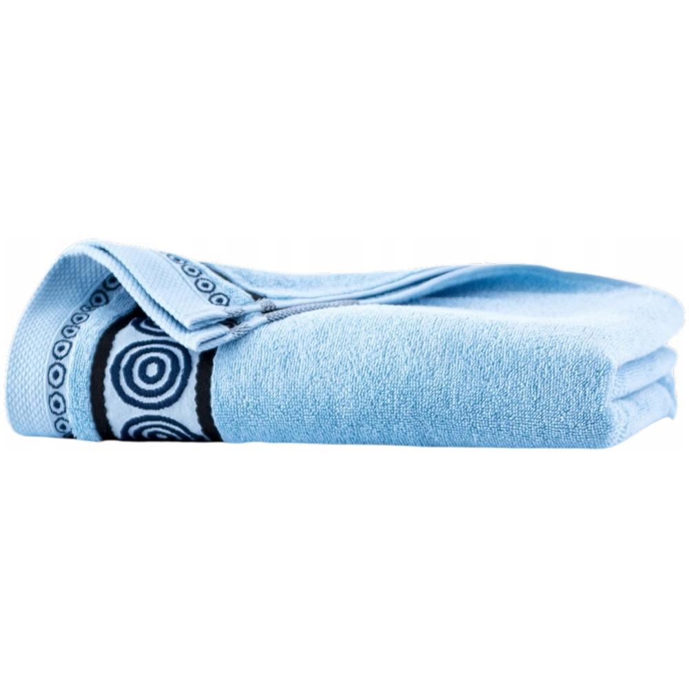 Asciugamano Rondo2 70x140 cm 450 g /m² Azzurro - Vellutato - Elevata assorbenza - Comfort di lusso - Foto 1