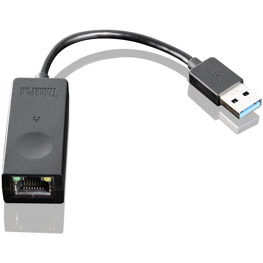 03X6840 USB A 3.0 RJ-45 Nero cavo di interfaccia e adattatore - Foto 1