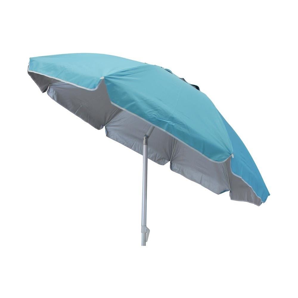 Ombrellone Spiaggia Palo Alluminio Ø 2 M Palo Ø 0,32 M Per Campeggio Spiaggia Mare Piscina Giardino - Foto 1