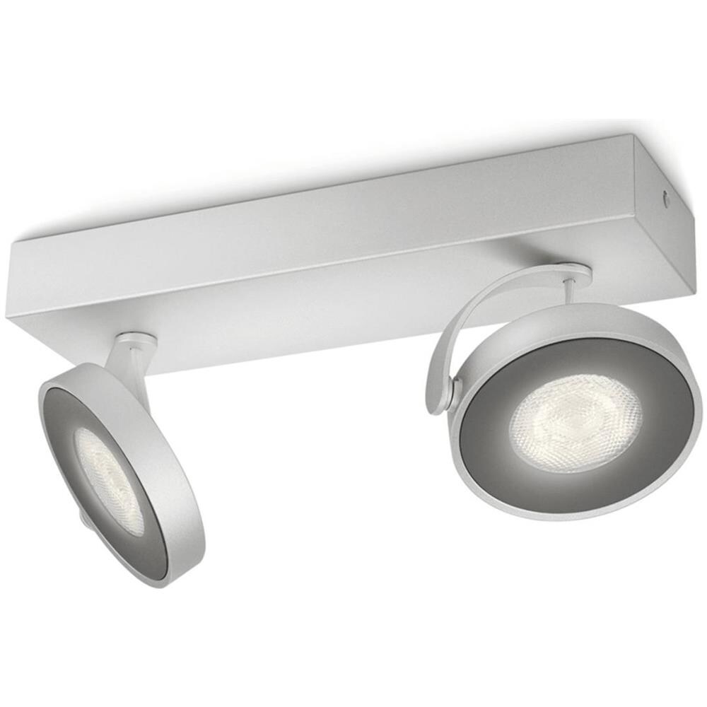 Faretto Myliving Led Clockwork 2x4,5 W Argento 531724816 - Foto 1