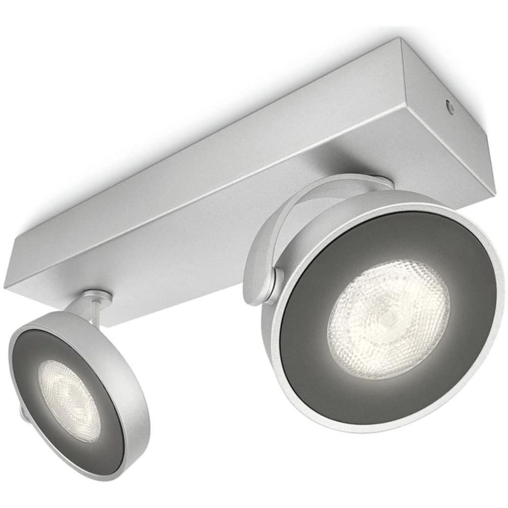 Faretto Myliving Led Clockwork 2x4,5 W Argento 531724816 - Foto 2