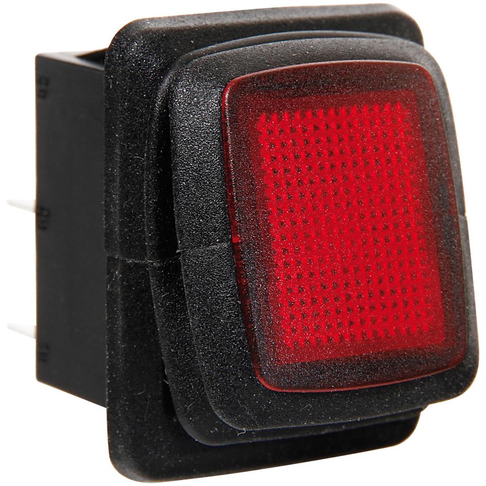 Interruttore Impermeabile 12/24v Con Led Rosso - Foto 4