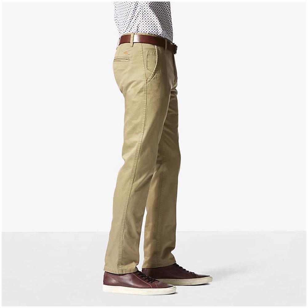 Pantaloni Alpha Khaki Slim Tapered L36 Abbigliamento Uomo W33-l36 - Foto 3