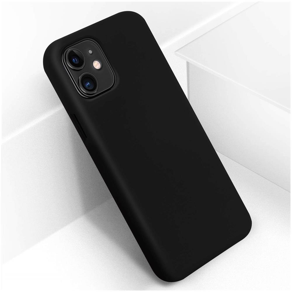 Cover Silicone Apple Iphone 11 Semi-rigida Opaca Finitura Soft Touch Nero - Foto 2