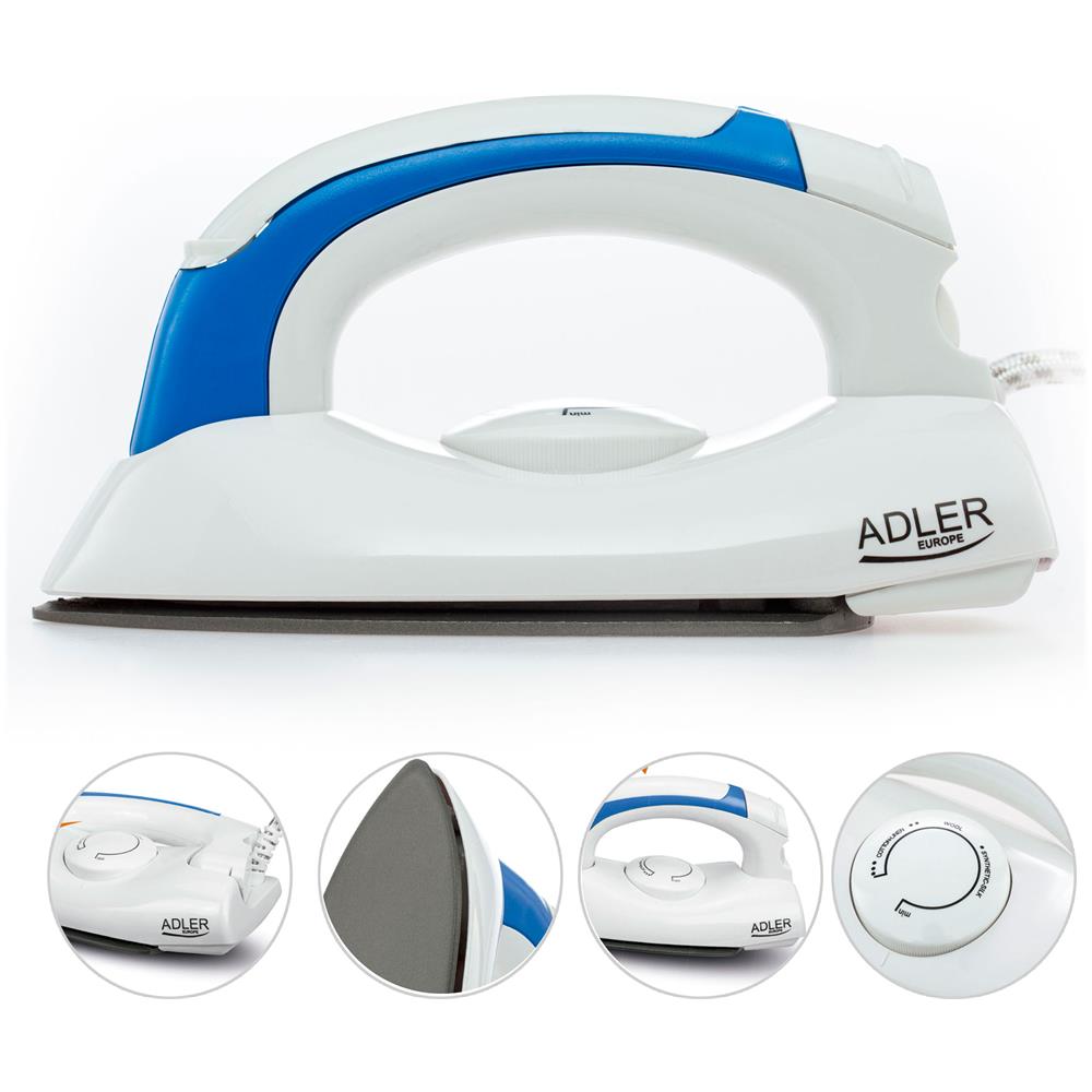 Ferro a Secco 800 W Blu Bianco - Foto 2