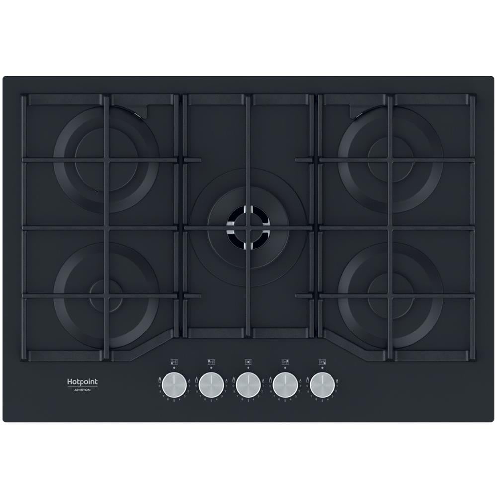 Piano Cottura HAGS 72F / BK a Gas 5 Fuochi Gas Colore Nero - Foto 1