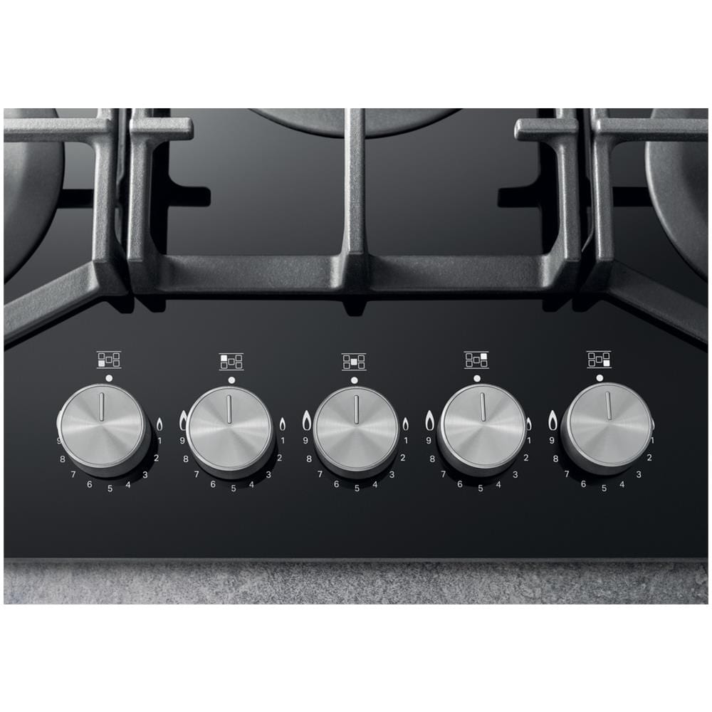 Piano Cottura HAGS 72F / BK a Gas 5 Fuochi Gas Colore Nero - Foto 7