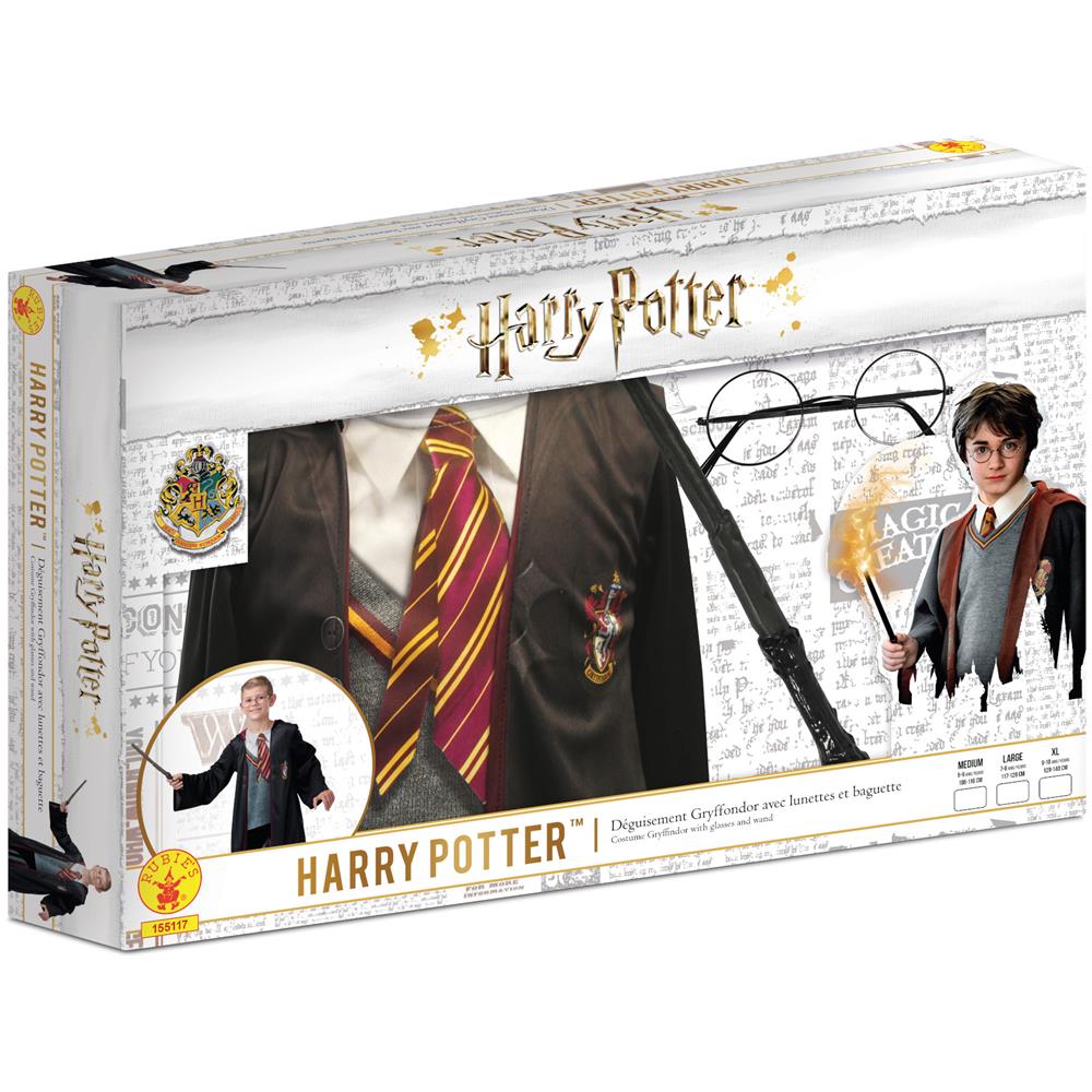 Cofanetto Regalo Costume E Accessori Harry Potter - Taglia: 5/6 Anni (105/116 Cm)  - Foto 2