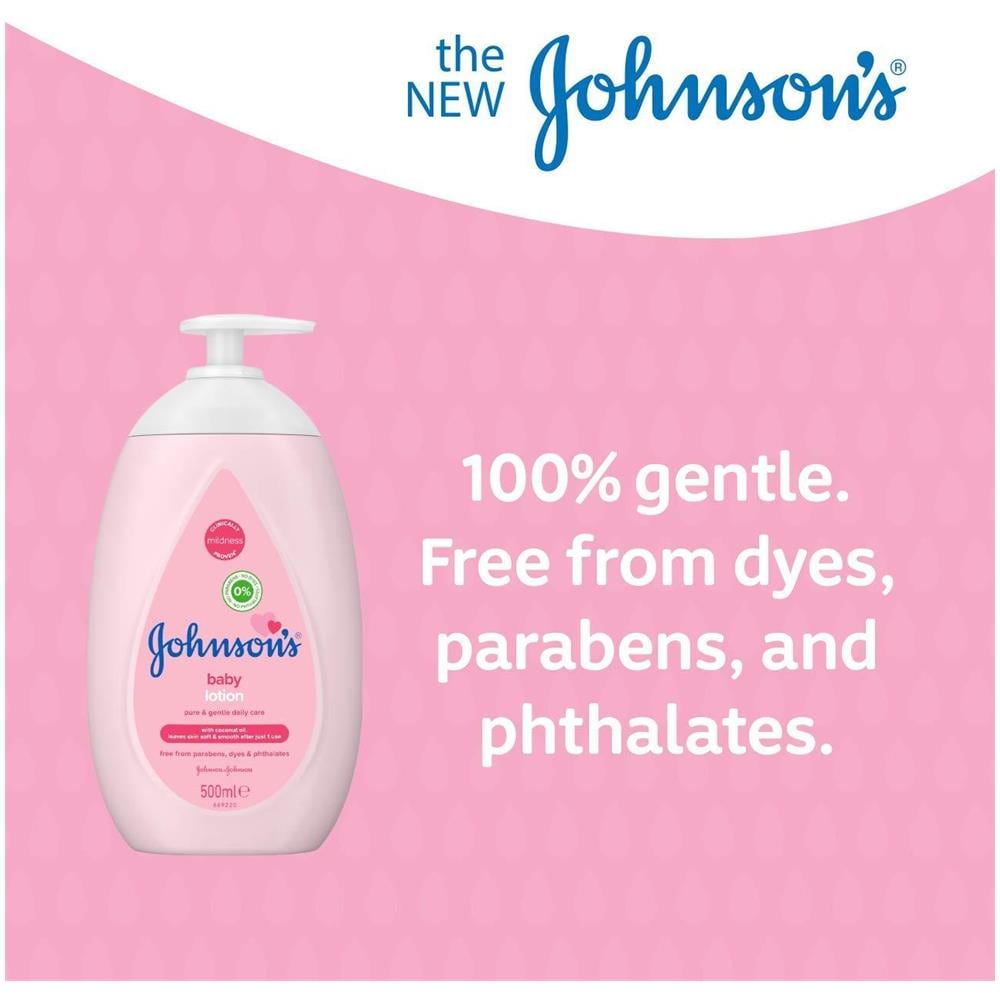 Johnsons Baby Lotion 500ml - Dolce E Mite Per Pelli Delicate E Uso Quotidiano - 24h Idratazione - Foto 2