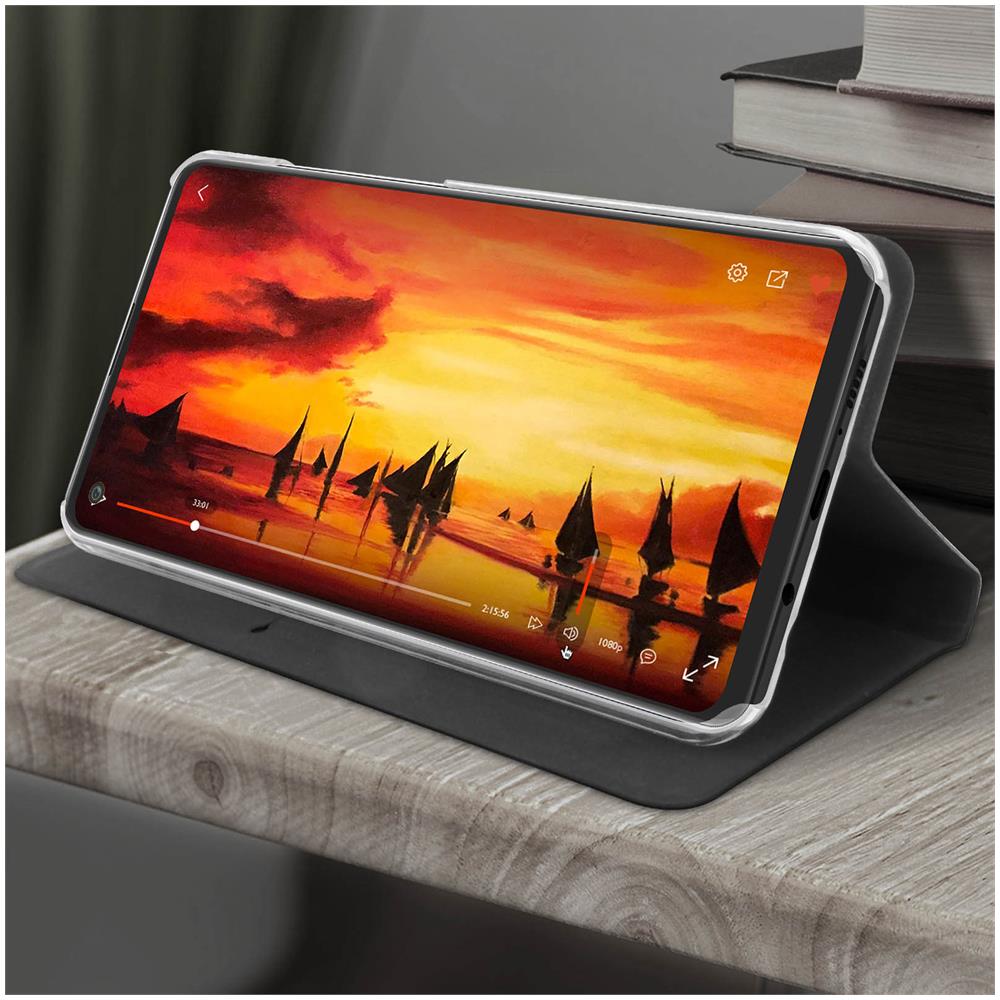 Custodia Samsung Galaxy A21s Portafoglio Funzione Supporto - Nero - Foto 2