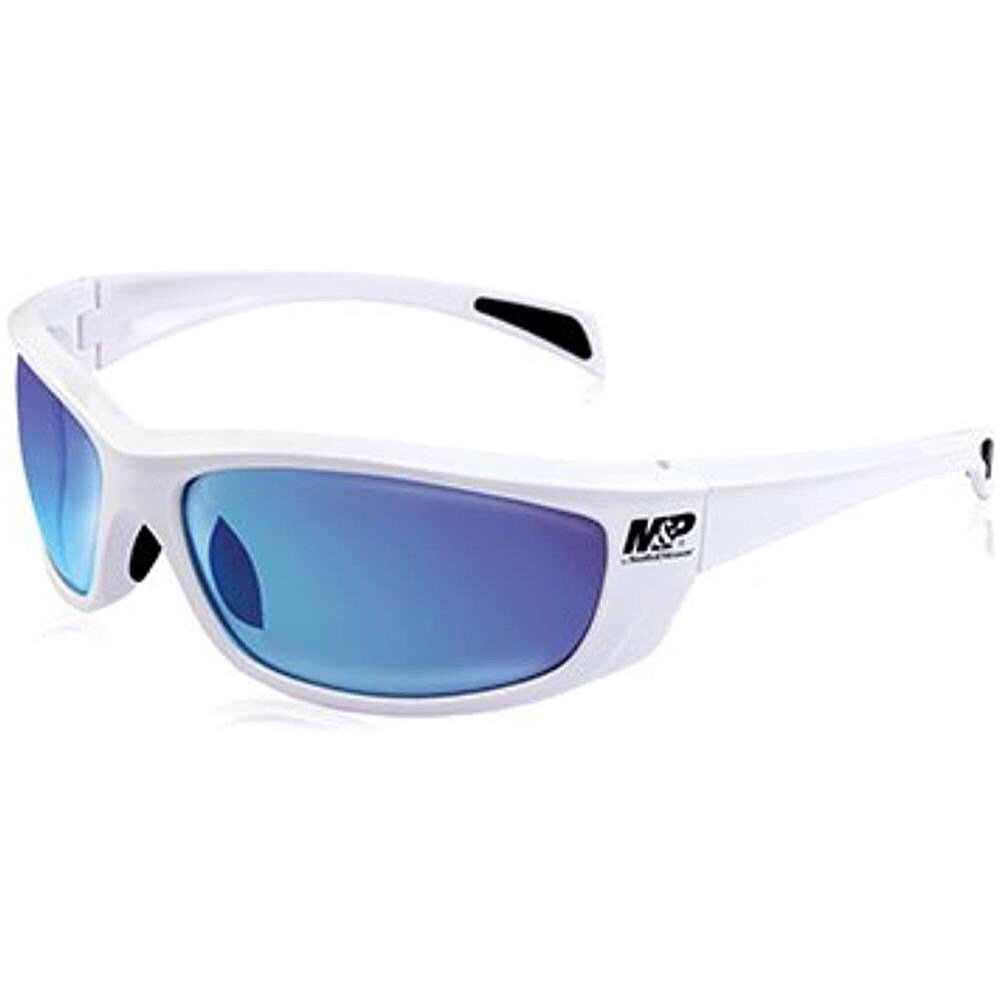 1108264-ssi, Whitehawk Full Farm-occhiali Da Tiro Unisex-adulto, Bianco / blu - Foto 1