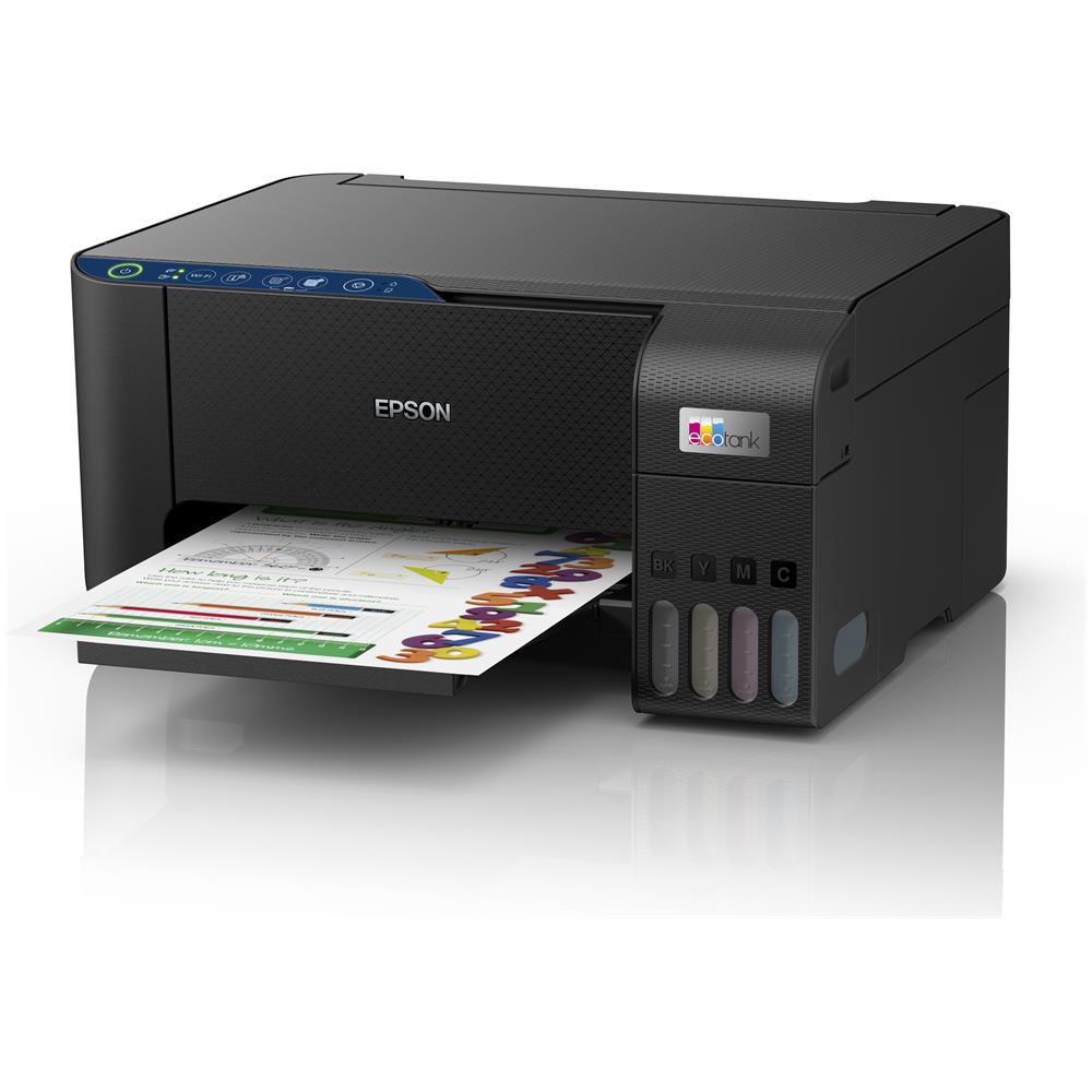 Stampante Multifunzione EcoTank ET-2811 Inkjet a Colori Stampa Copia Scansione A4 33 ppm (B/N) 15 ppm (a Colori) Wi-Fi / USB - Foto 2