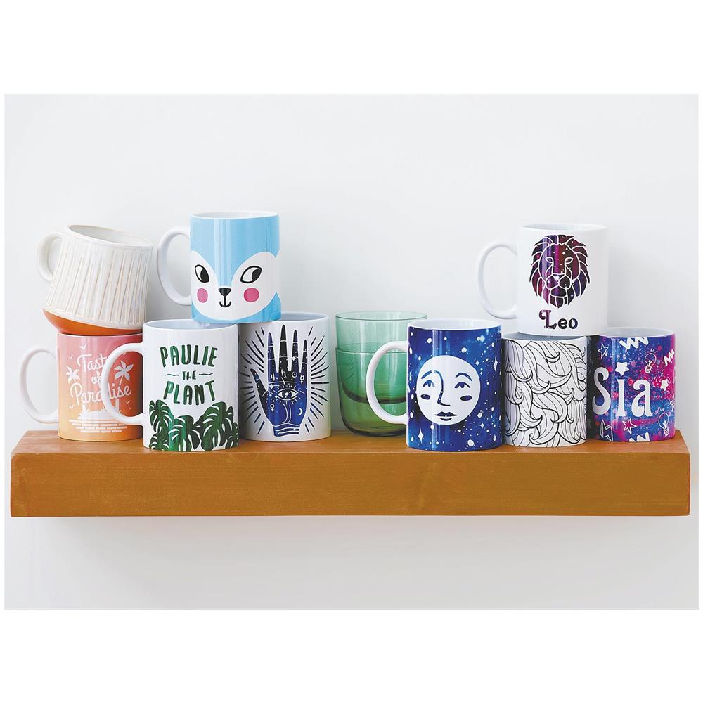 36 Tazze In Ceramica Da Personalizzare Bianca 425 Ml - Cricut - Foto 1