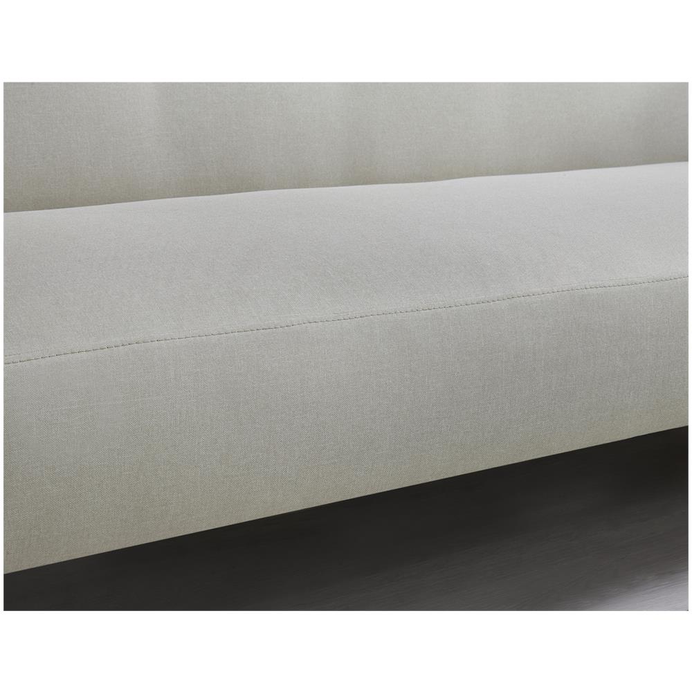 Berlin Divano Scandinavo Convertibile 3 Posti In Tessuto Beige - Foto 2