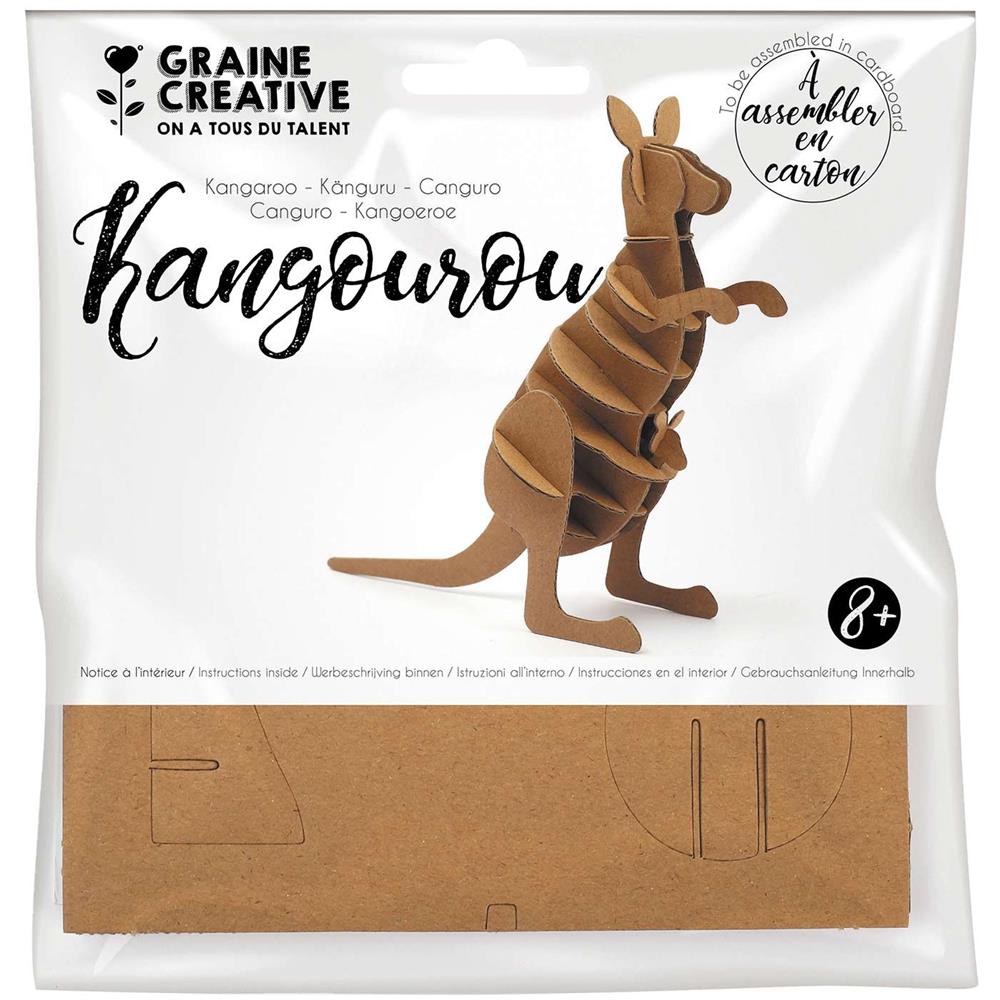 Modello In Cartone 3d Da Assemblare - Canguro - Foto 1