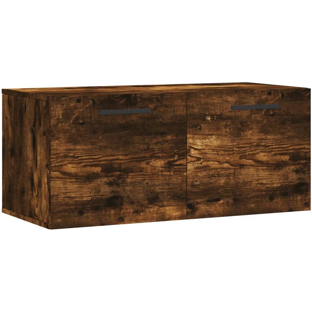 Mobile A Parete Rovere Fumo 80x36,5x35 Cm In Legno Multistrato - Foto 2