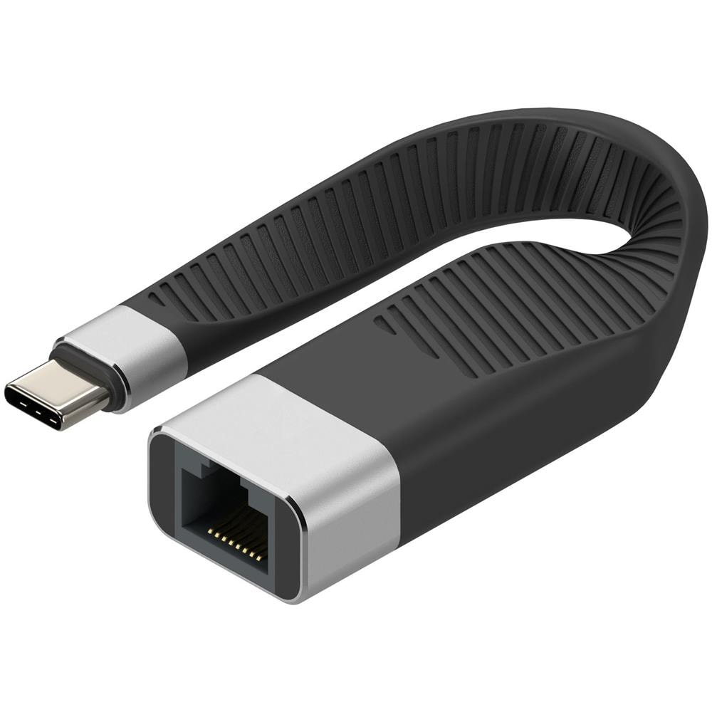 Cavo Corto Piatto Usb-c Maschio A Rj45 Femmina Fpc 14,4 Cm - Foto 1