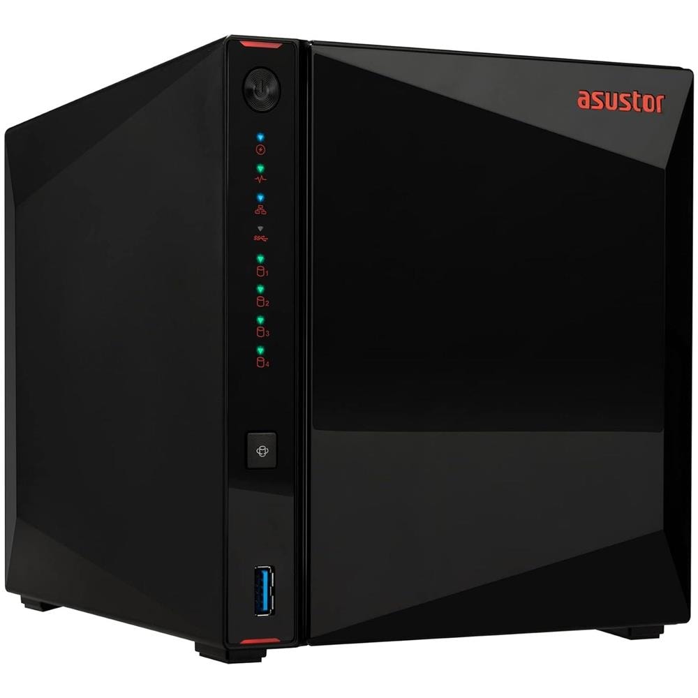 Nimbustor 4 Gen2 (AS5404T) Nas Tower 4 Bay + 4XM. 2 Nvme Processore Intel Celeron N5105 Capacità 4GB Ram - Foto 1