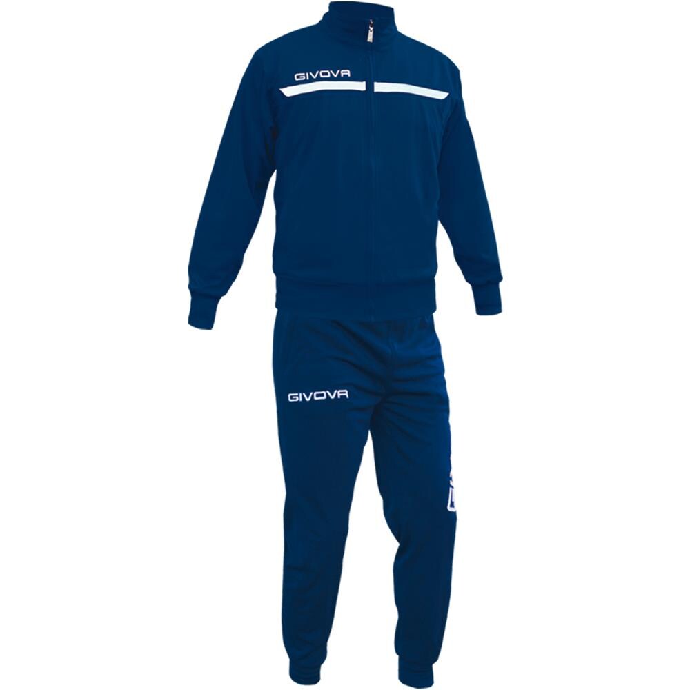 Tuta One Full Zip - Completo Di Giacca A Manica Lunga E Pantalone Di Colore Blu / bianco Taglia L - Foto 1