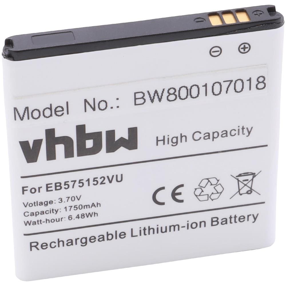 Batteria Per Smartphone, Telefono Samsung Eb575152, Eb575152la, Eb575152lu, Eb575152va, Eb575152vu, G7 Li-ion 1750mah (3.7v) - Foto 2