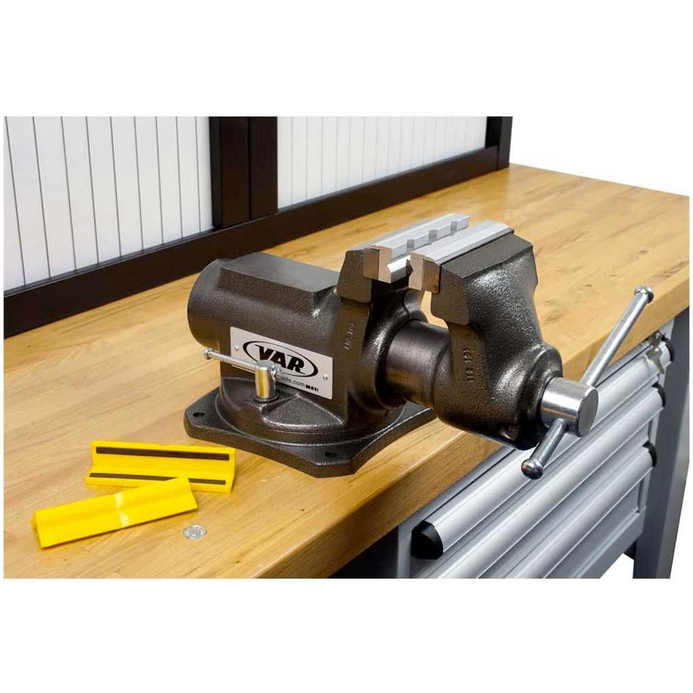 Strumenti Set Of 2 Aluminium Jaws For Bench Vise Manutenzione 125 Mm - Foto 2