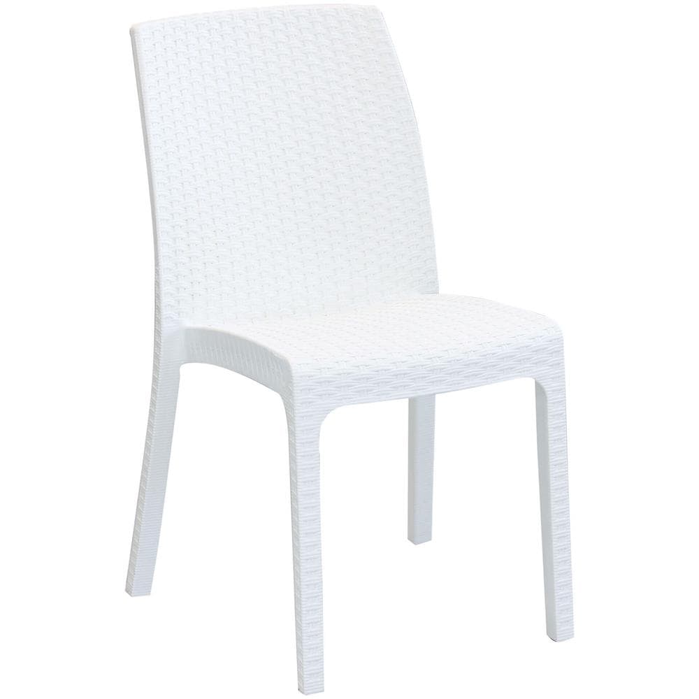 Alma - Sedia Da Giardino Impilabile In Wicker Stampato - Foto 1