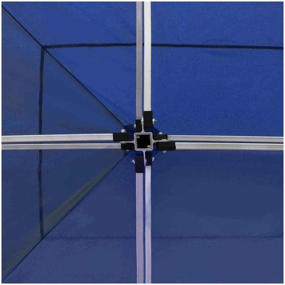 Gazebo Professionale Pieghevole Alluminio con Pareti 6x3 m Blu - Foto 2