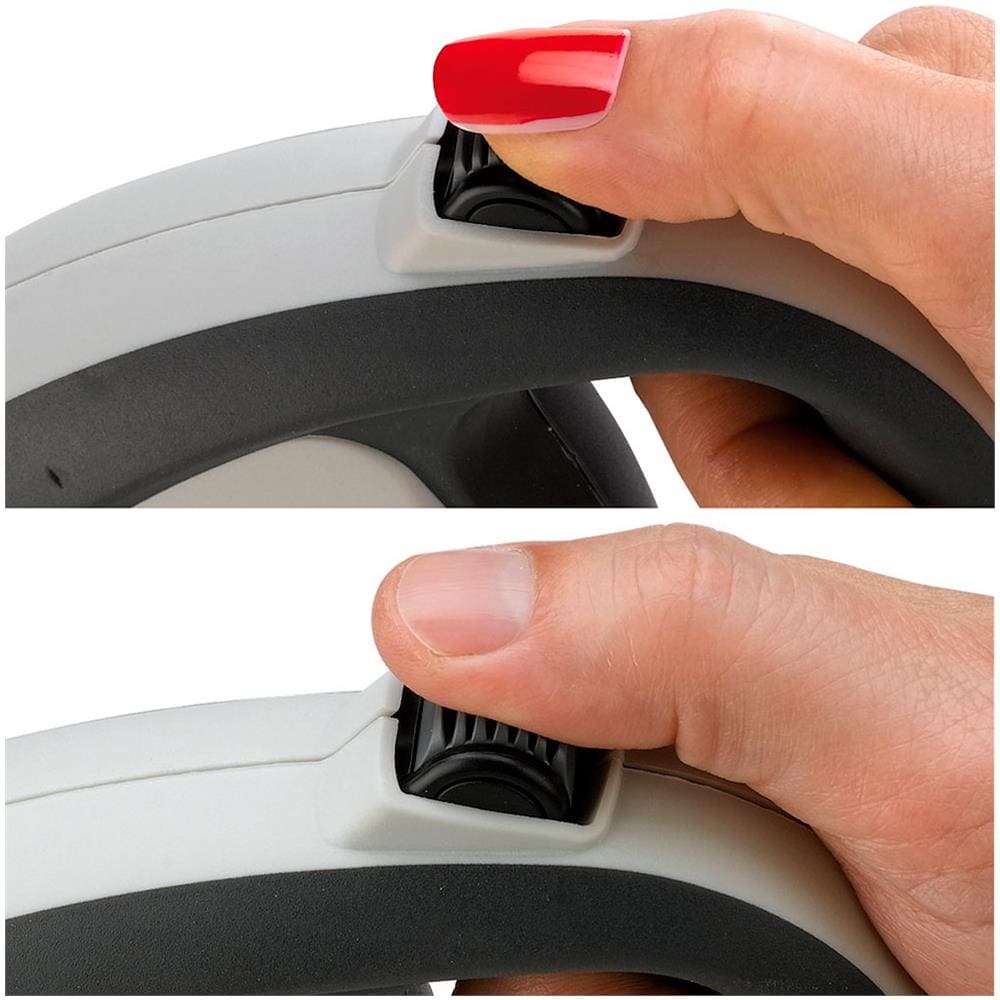 Guinzaglio Avvolgibile Nylon Regolabile Tre Funzioni Ferplast Flippy Tech Tape - Foto 2