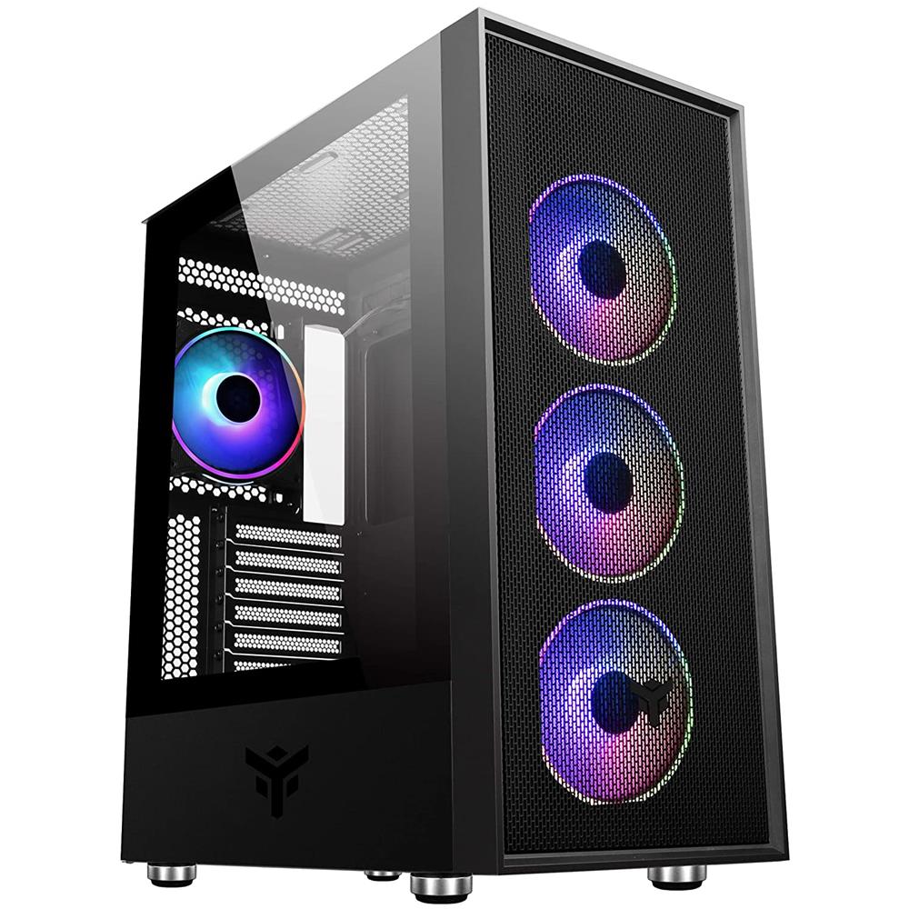 Case Vertibra H210 Midi Tower ATX / Micro ATX / Mini-ITX 2 Porte USB 3.0 Colore Nero (Finestrato)  - Foto 1